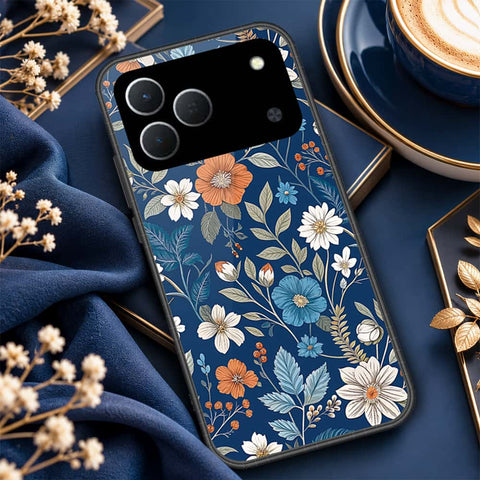Tecno Spark 50 Cover - ONation Botanical Bloom Series - HQ Premium Shine Durable Shatterproof Case