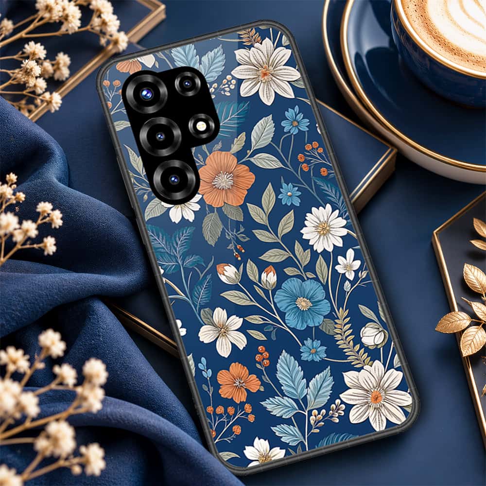 itel S26 Ultra Cover - ONation Botanical Bloom Series - HQ Premium Shine Durable Shatterproof Case