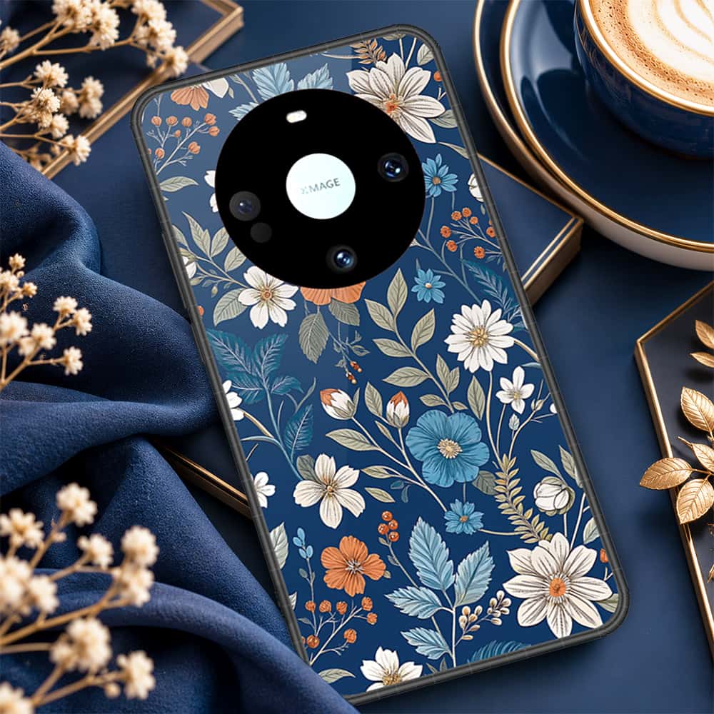 Huawei Mate 60 Cover - ONation Botanical Bloom Series - HQ Premium Shine Durable Shatterproof Case