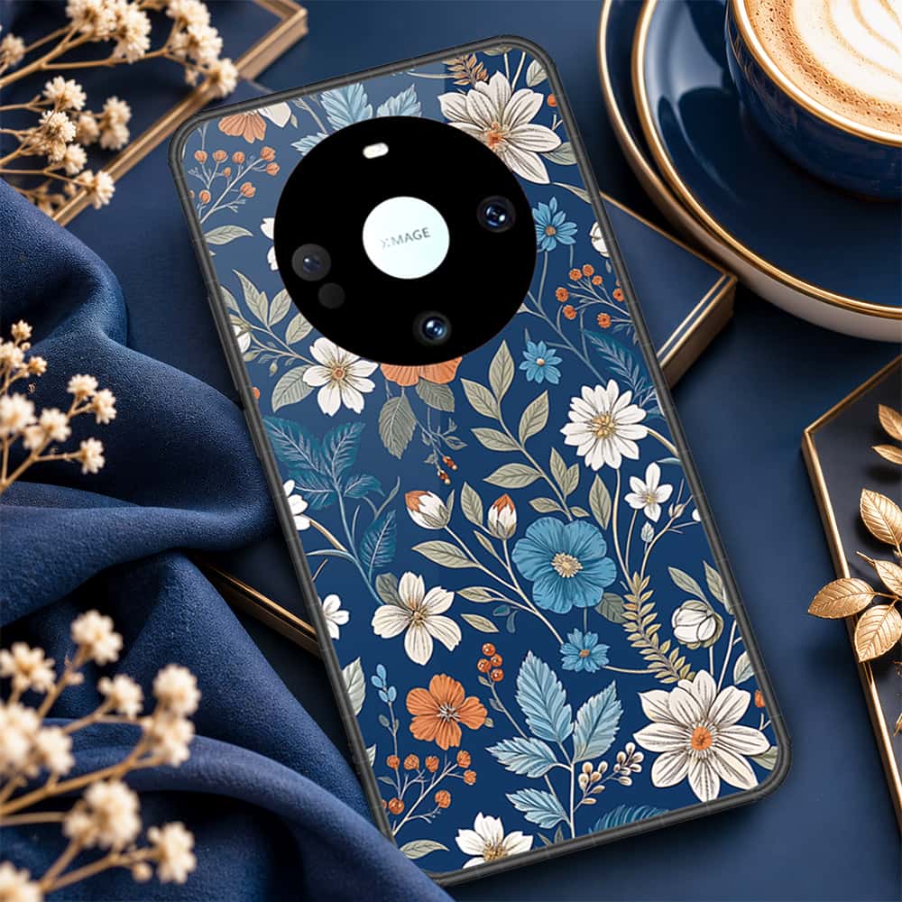 Huawei Mate 60 Pro Cover - ONation Botanical Bloom Series - HQ Premium Shine Durable Shatterproof Case