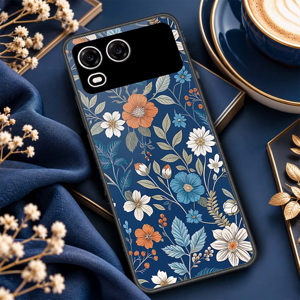 itel A200 Cover - ONation Botanical Bloom Series - HQ Premium Shine Durable Shatterproof Case