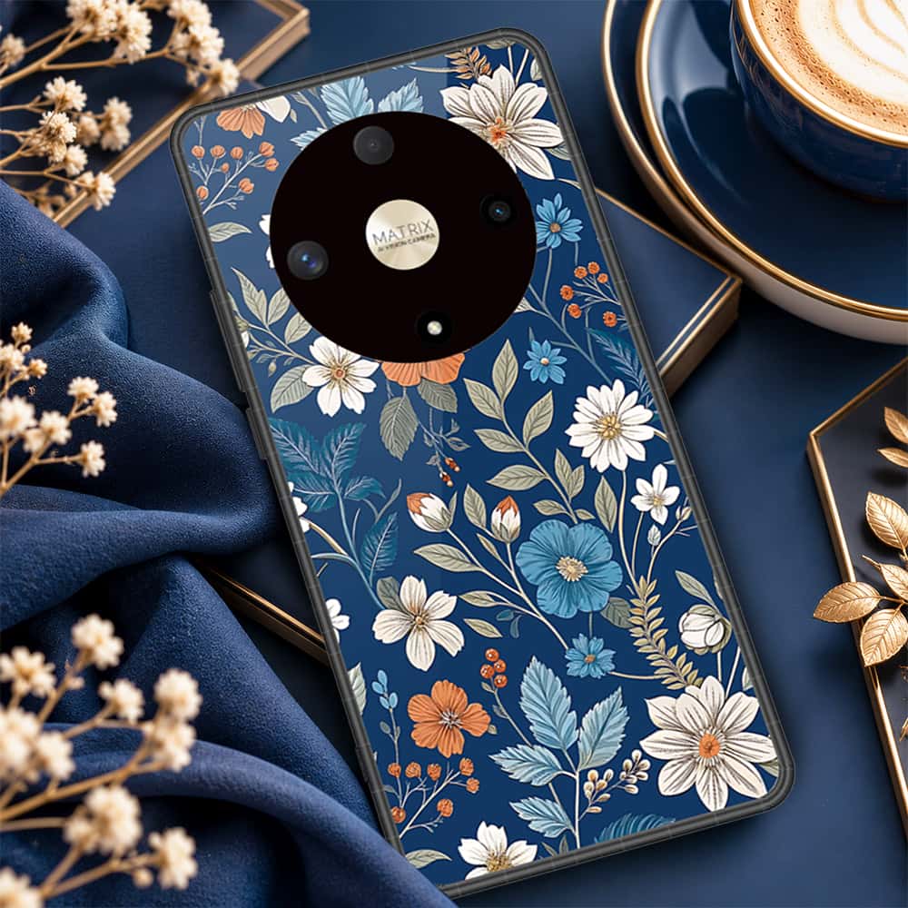 Honor Magic 6 Lite Cover - ONation Botanical Bloom Series - HQ Premium Shine Durable Shatterproof Case