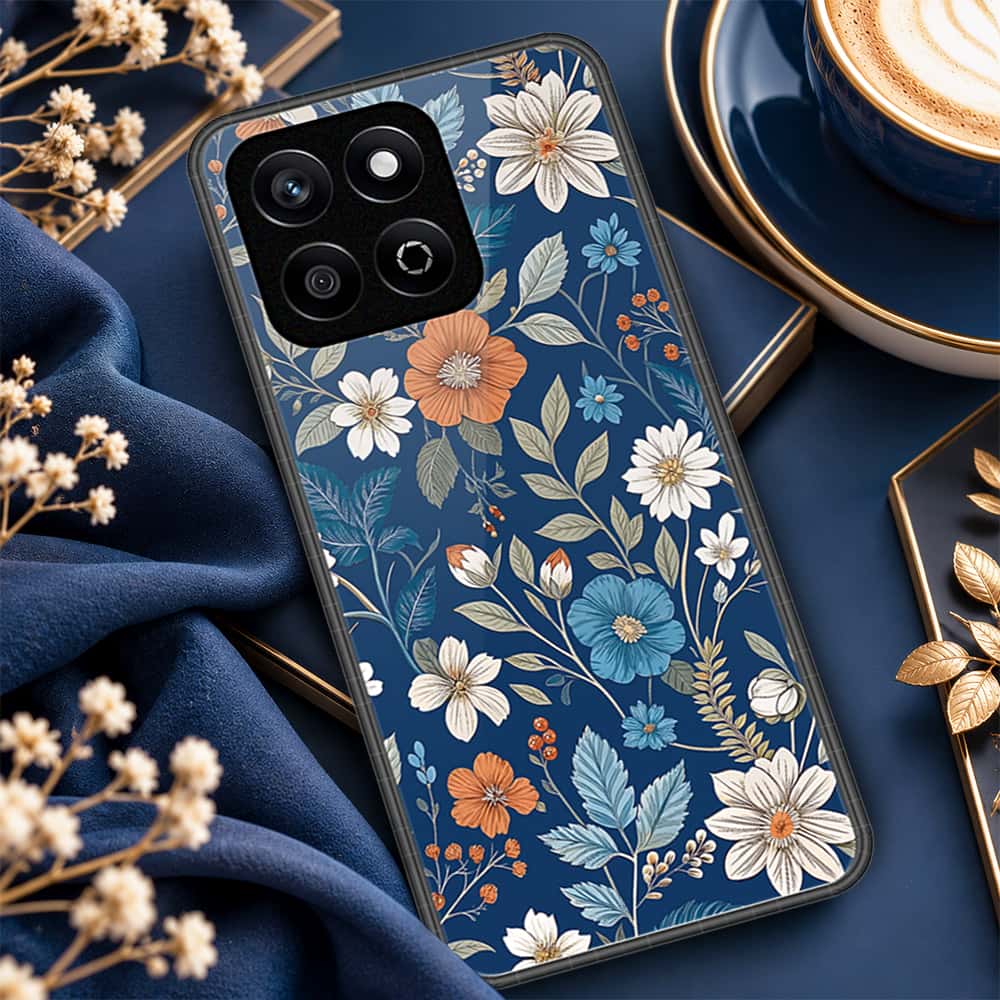 Honor X7c Cover - ONation Botanical Bloom Series - HQ Premium Shine Durable Shatterproof Case