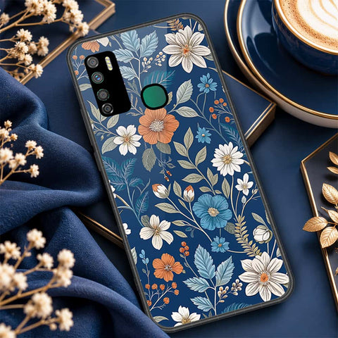 Infinix Note 7 Lite Cover - ONation Botanical Bloom Series - HQ Premium Shine Durable Shatterproof Case