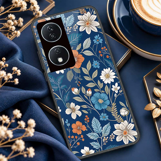 Honor X7b 5G Cover - ONation Botanical Bloom Series - HQ Premium Shine Durable Shatterproof Case