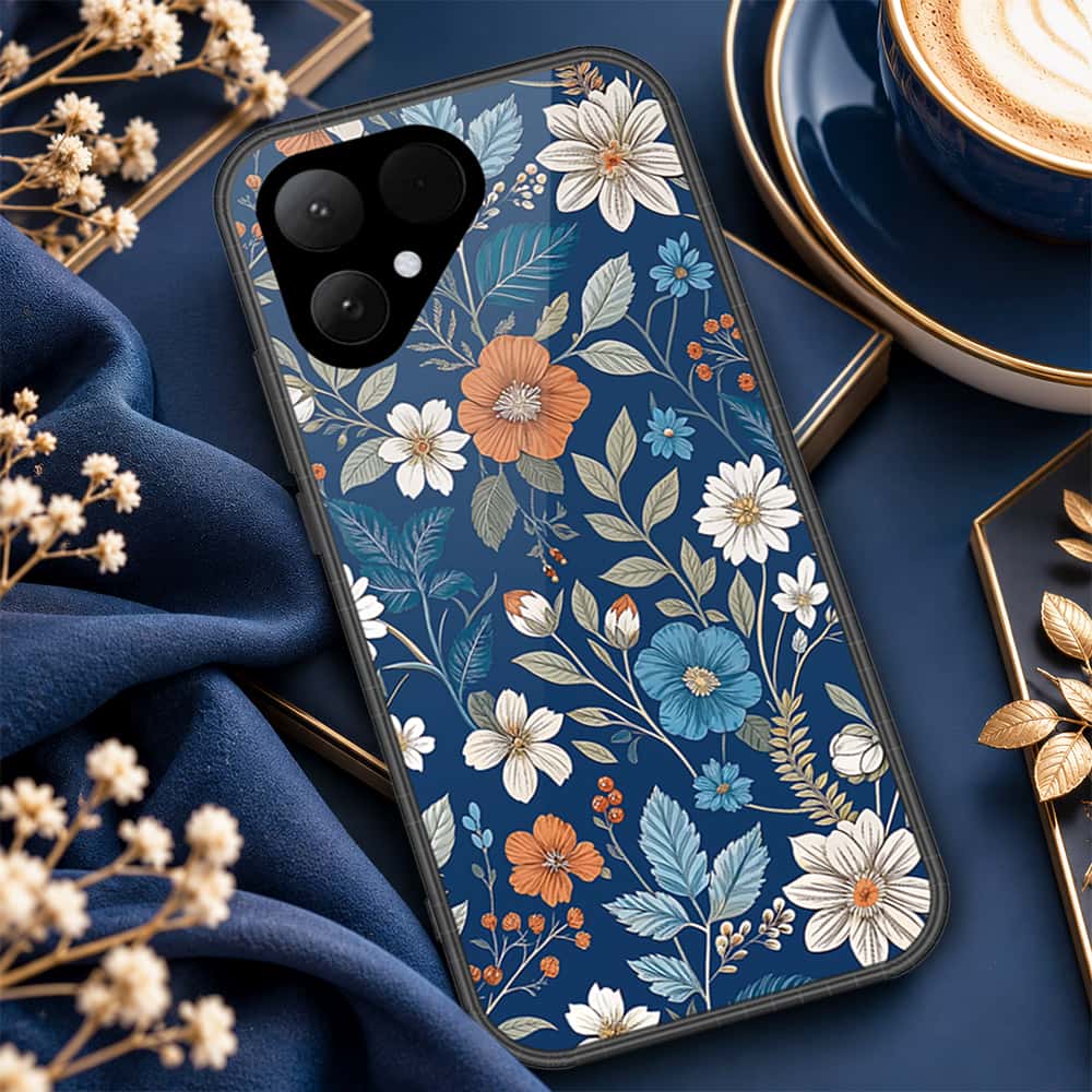 Tecno Poca Curve 2 Cover - ONation Botanical Bloom Series - HQ Premium Shine Durable Shatterproof Case