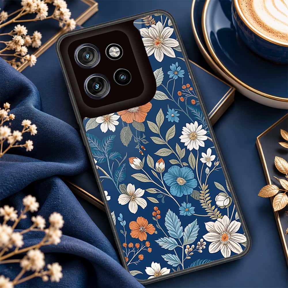 Motorola Edge 50 Neo Cover - ONation Botanical Bloom Series - HQ Premium Shine Durable Shatterproof Case