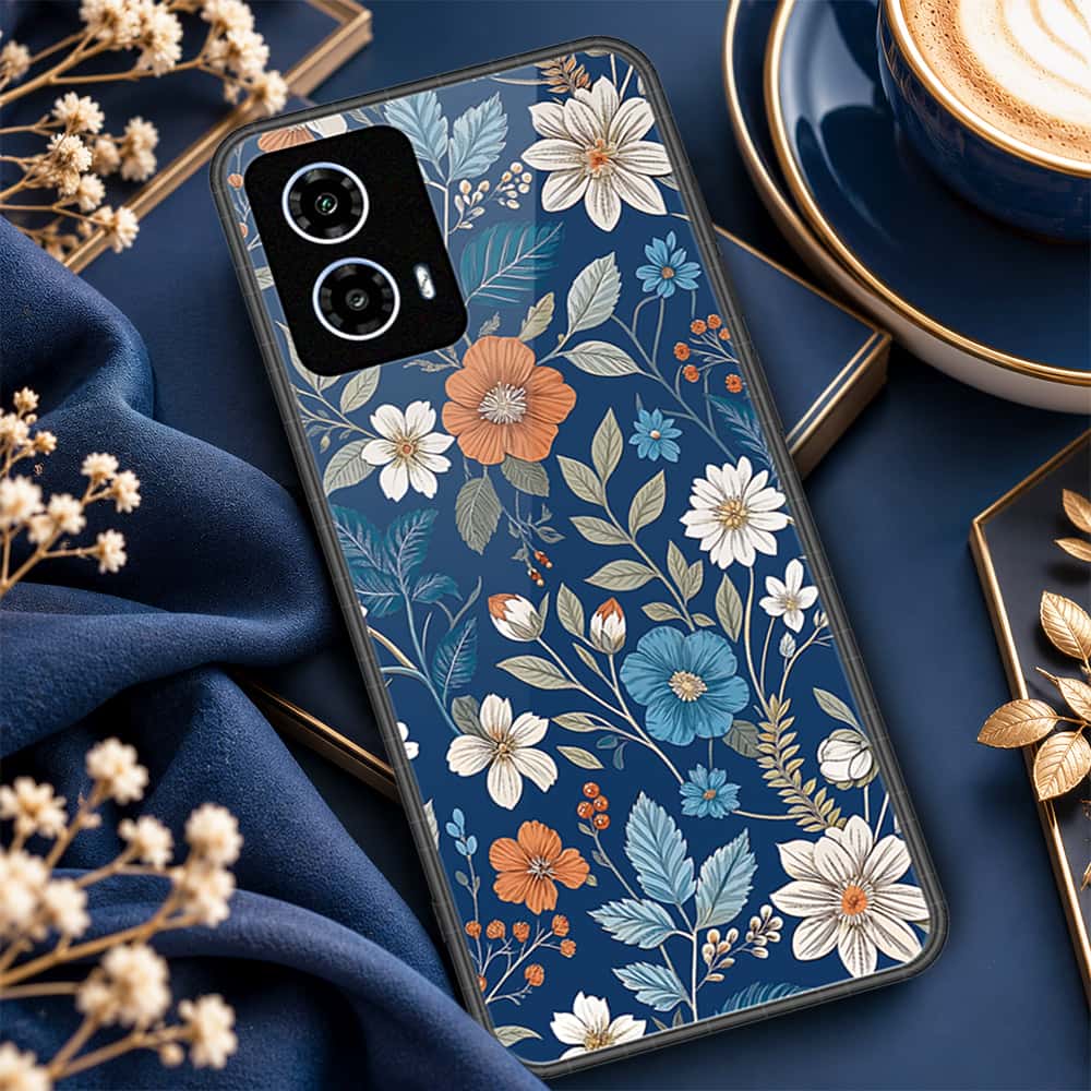 Motorola Moto G34 Cover - ONation Botanical Bloom Series - HQ Premium Shine Durable Shatterproof Case