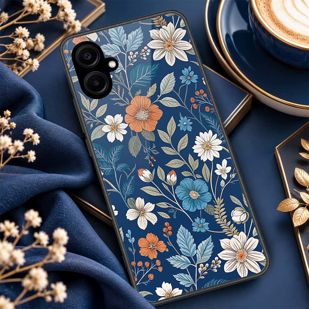 Samsung Galaxy F06 5G Cover - ONation Botanical Bloom Series - HQ Premium Shine Durable Shatterproof Case