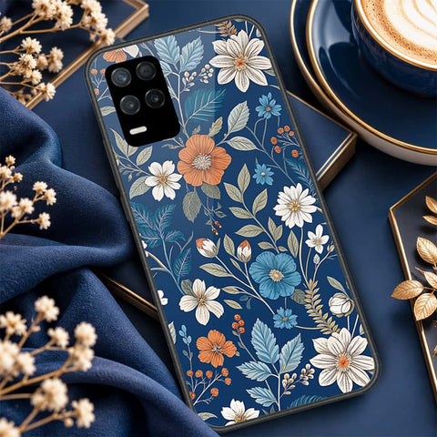 Realme Narzo 30 5G Cover - ONation Botanical Bloom Series - HQ Premium Shine Durable Shatterproof Case