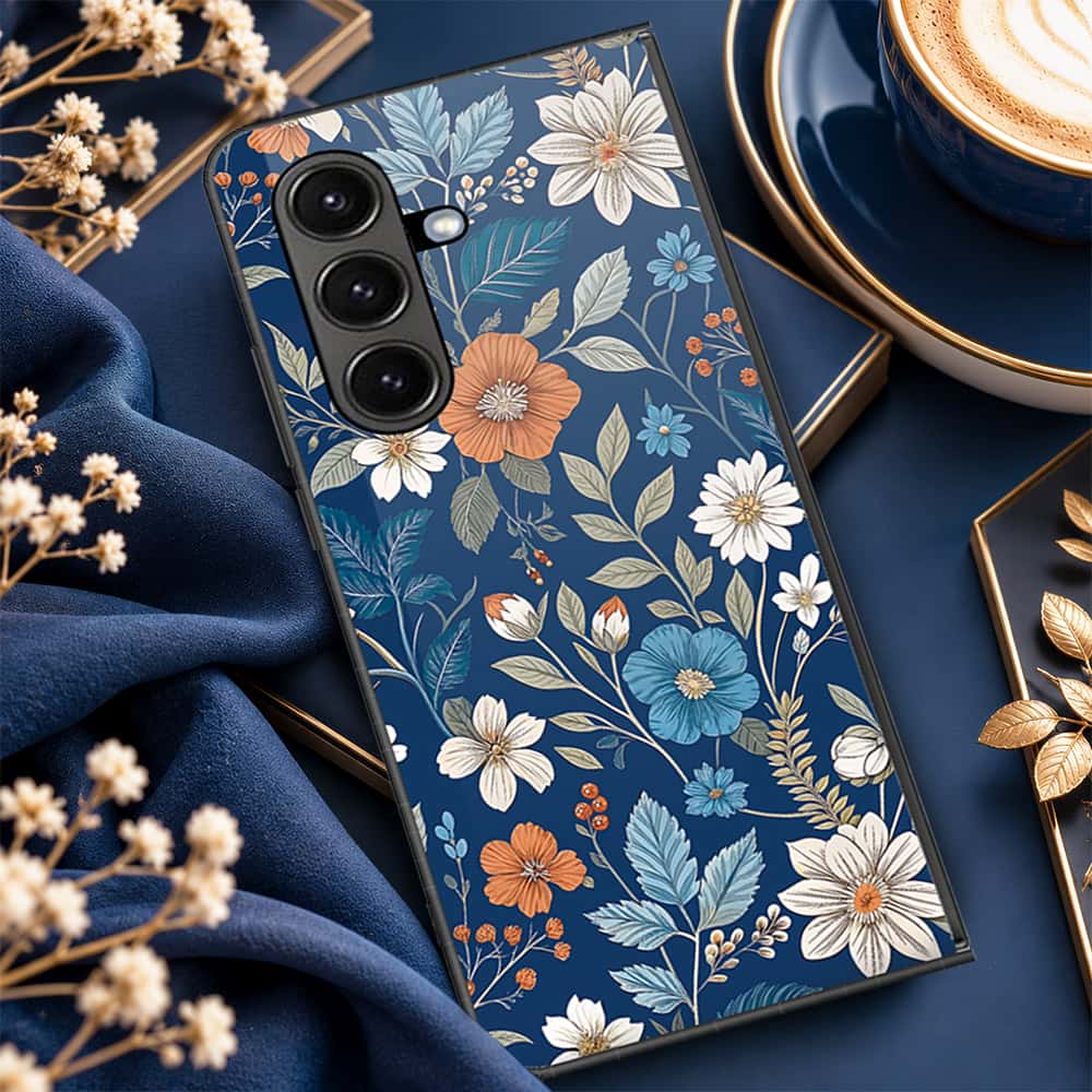 Samsung Galaxy Z Fold 7 Cover - ONation Botanical Bloom Series - HQ Premium Shine Durable Shatterproof Case