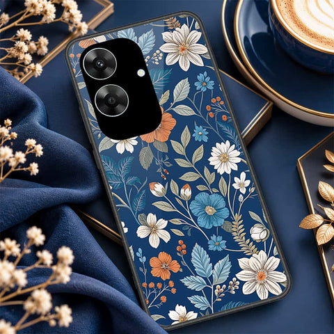 Realme Narzo N61 Cover - ONation Botanical Bloom Series - HQ Premium Shine Durable Shatterproof Case