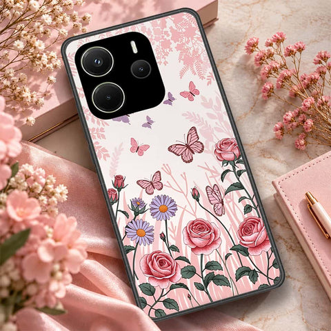Xiaomi Redmi Note 14 5G Cover - ONation Botanical Bloom Series - HQ Premium Shine Durable Shatterproof Case
