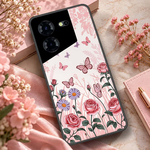 Tecno Pova 5 Cover - ONation Botanical Bloom Series - HQ Premium Shine Durable Shatterproof Case