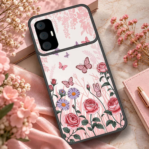 Tecno Spark 8 Pro Cover - ONation Botanical Bloom Series - HQ Premium Shine Durable Shatterproof Case