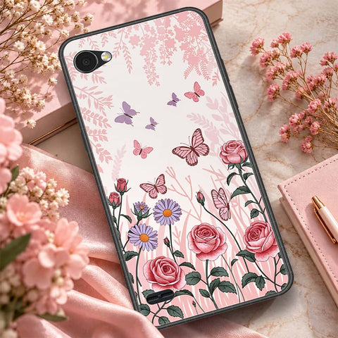 LG Q6 Cover - ONation Botanical Bloom Series - HQ Premium Shine Durable Shatterproof Case