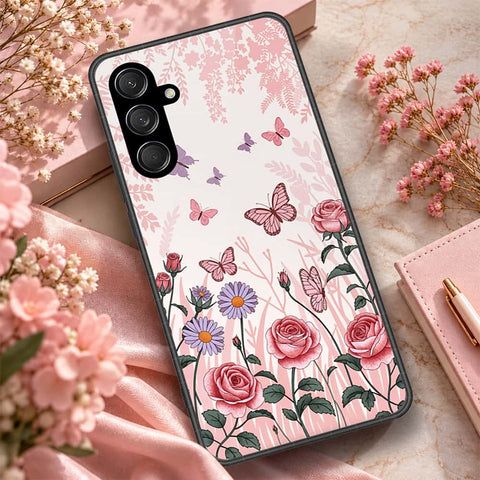 Samsung Galaxy M35 Cover - ONation Botanical Bloom Series - HQ Premium Shine Durable Shatterproof Case