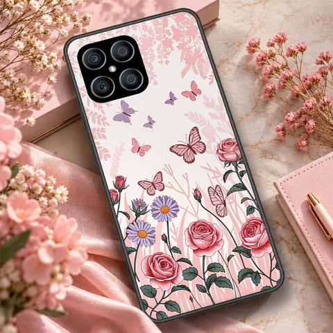 Honor X8 Cover - ONation Botanical Bloom Series - HQ Premium Shine Durable Shatterproof Case