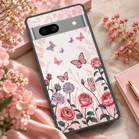 Google Pixel 7a Cover - ONation Botanical Bloom Series - HQ Premium Shine Durable Shatterproof Case