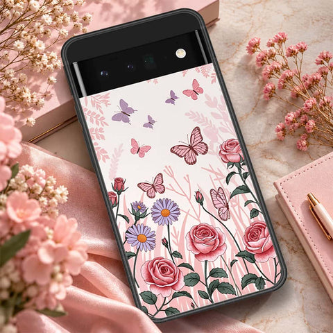 Google Pixel 6 Pro Cover - ONation Botanical Bloom Series - HQ Premium Shine Durable Shatterproof Case