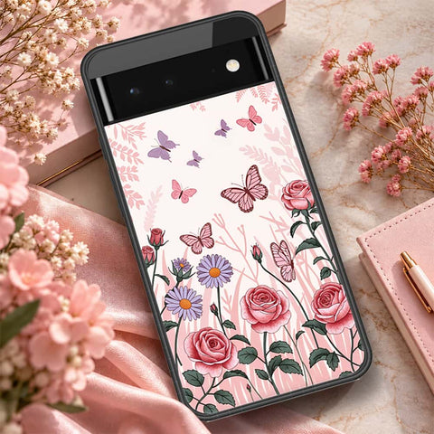 Google Pixel 6 Cover - ONation Botanical Bloom Series - HQ Premium Shine Durable Shatterproof Case