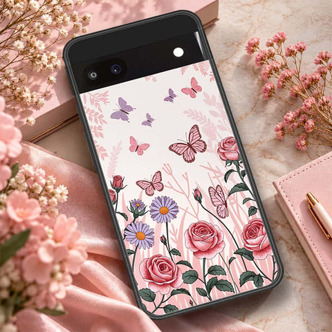 Google Pixel 6a Cover - ONation Botanical Bloom Series - HQ Premium Shine Durable Shatterproof Case