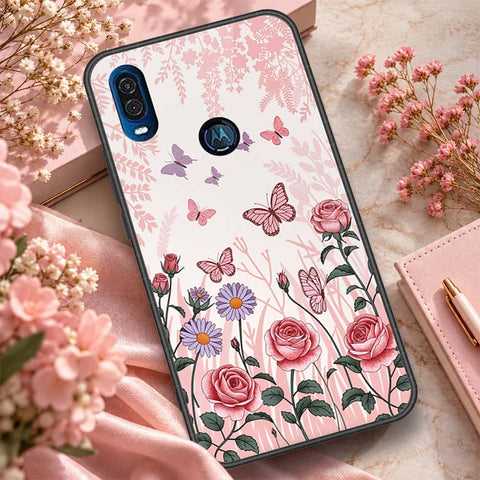 Motorola P40 Cover - ONation Botanical Bloom Series - HQ Premium Shine Durable Shatterproof Case