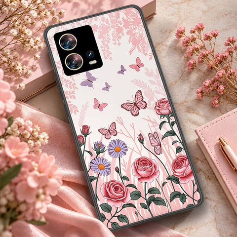 Motorola Edge 30 Fusion Cover - ONation Botanical Bloom Series - HQ Premium Shine Durable Shatterproof Case