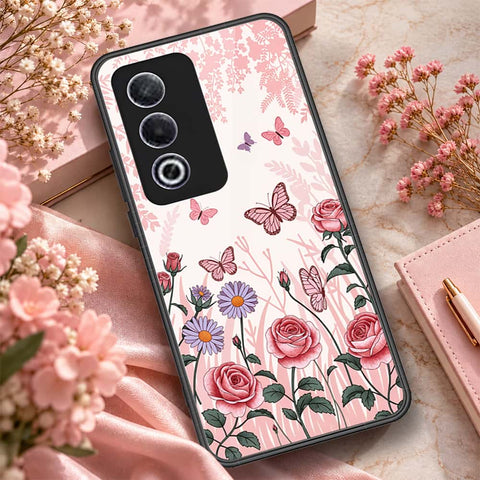 Oppo A80 Cover - ONation Botanical Bloom Series - HQ Premium Shine Durable Shatterproof Case