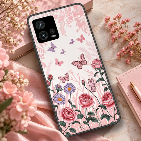 Motorola Moto G72 Cover - ONation Botanical Bloom Series - HQ Premium Shine Durable Shatterproof Case