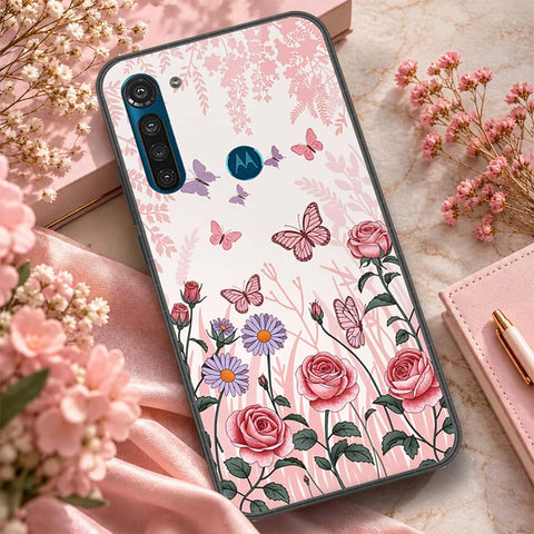 Motorola Moto G8 Power Cover - ONation Botanical Bloom Series - HQ Premium Shine Durable Shatterproof Case