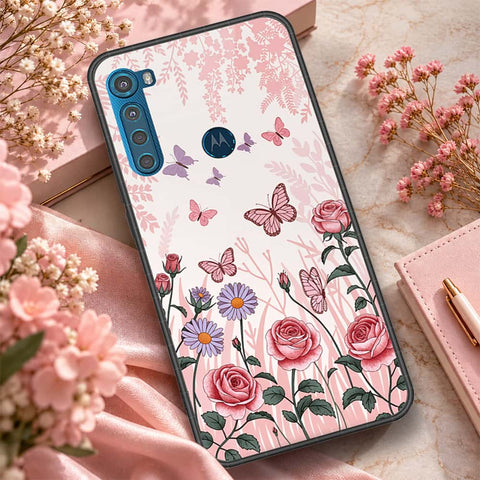 Motorola One Fusion Plus Cover - ONation Botanical Bloom Series - HQ Premium Shine Durable Shatterproof Case