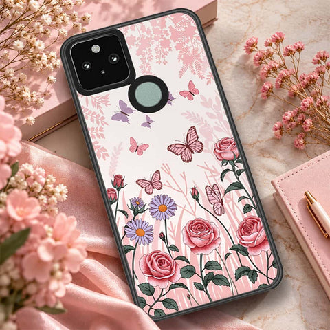 Google Pixel 5 XL Cover - ONation Botanical Bloom Series - HQ Premium Shine Durable Shatterproof Case