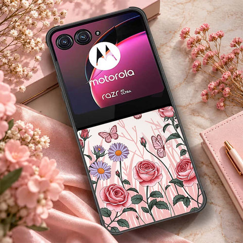 Motorola Razr 40 Ultra Cover - ONation Botanical Bloom Series - HQ Premium Shine Durable Shatterproof Case