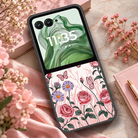 Motorola Razr 50 Ultra Cover - ONation Botanical Bloom Series - HQ Premium Shine Durable Shatterproof Case