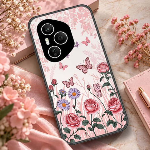 Honor 400 Pro Cover - ONation Botanical Bloom Series - HQ Premium Shine Durable Shatterproof Case