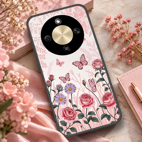 Honor X70 Cover - ONation Botanical Bloom Series - HQ Premium Shine Durable Shatterproof Case