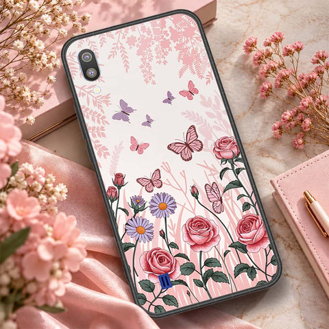 Samsung Galaxy M10 Cover - ONation Botanical Bloom Series - HQ Premium Shine Durable Shatterproof Case