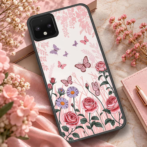 Google Pixel 4 Cover - ONation Botanical Bloom Series - HQ Premium Shine Durable Shatterproof Case