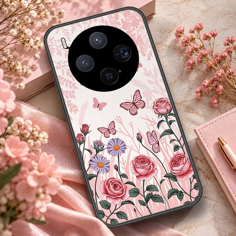 Vivo X300 Cover - ONation Botanical Bloom Series - HQ Premium Shine Durable Shatterproof Case