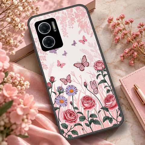 Xiaomi Redmi 10 5G Cover - ONation Botanical Bloom Series - HQ Premium Shine Durable Shatterproof Case