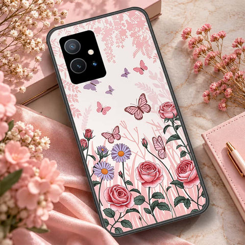 Vivo Y55 5G Cover - ONation Botanical Bloom Series - HQ Premium Shine Durable Shatterproof Case