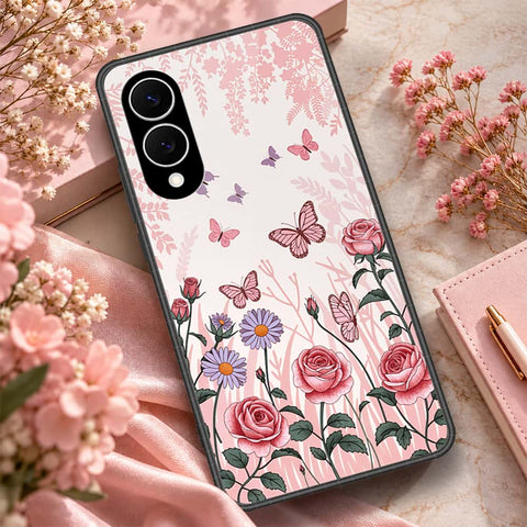 Samsung Galaxy S25 Edge Cover - ONation Botanical Bloom Series - HQ Premium Shine Durable Shatterproof Case