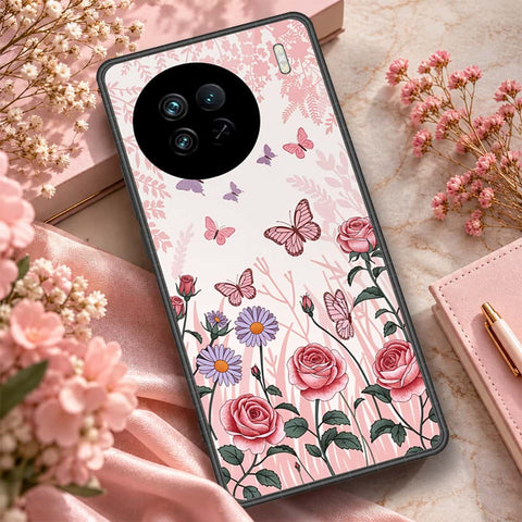Vivo X90s Cover - ONation Botanical Bloom Series - HQ Premium Shine Durable Shatterproof Case