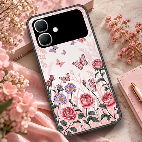 Infinix Smart 20 Cover - ONation Botanical Bloom Series - HQ Premium Shine Durable Shatterproof Case