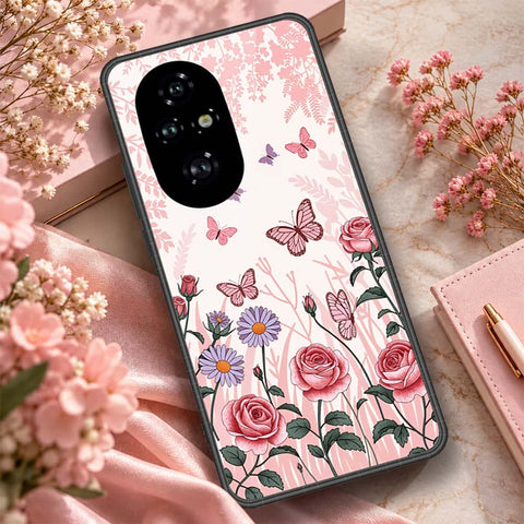 Honor 200 Pro Cover - ONation Botanical Bloom Series - HQ Premium Shine Durable Shatterproof Case