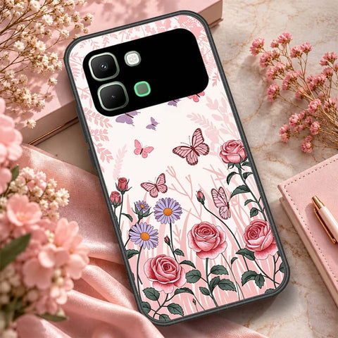Infinix Note Edge Cover - ONation Botanical Bloom Series - HQ Premium Shine Durable Shatterproof Case