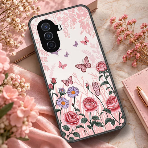 Huawei Nova Y70 Plus Cover - ONation Botanical Bloom Series - HQ Premium Shine Durable Shatterproof Case