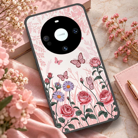 Huawei Mate 60 Cover - ONation Botanical Bloom Series - HQ Premium Shine Durable Shatterproof Case