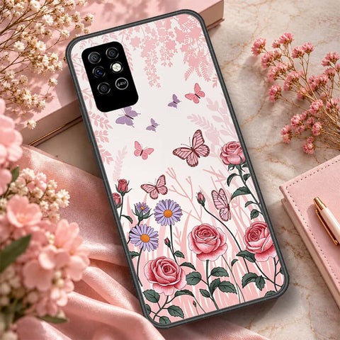 Infinix Note 8 Cover - ONation Botanical Bloom Series - HQ Premium Shine Durable Shatterproof Case